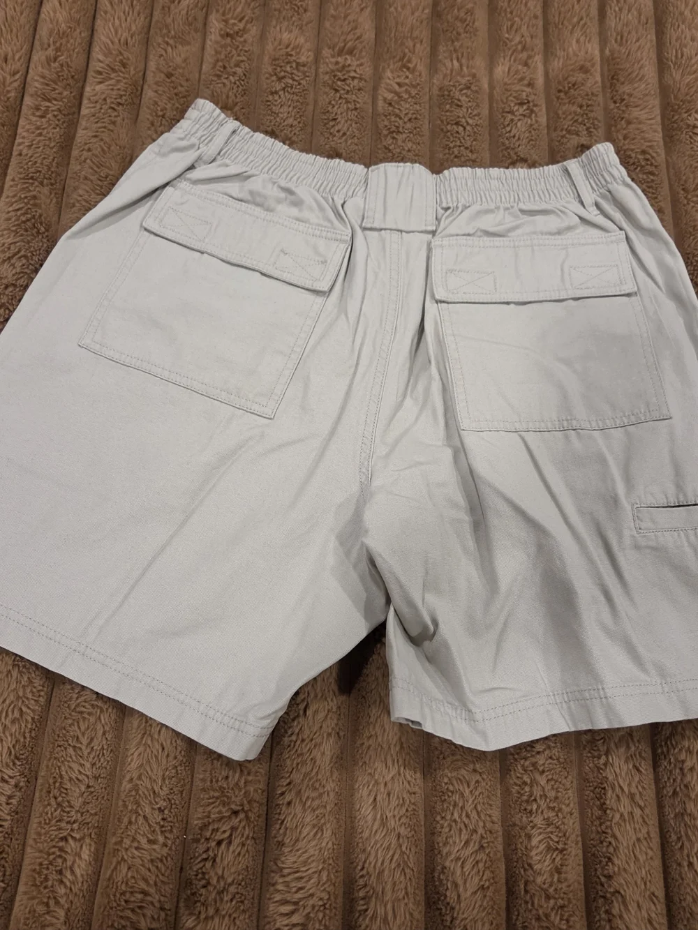 Bimini Bay Performance Gear Shorts Mens 38 Beige Hiking Fishing 100% Cotton